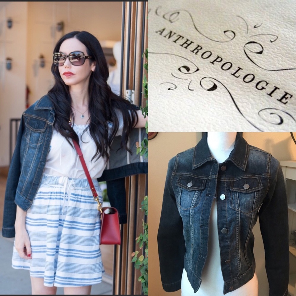 Anthropologie ETT twa jean jacket